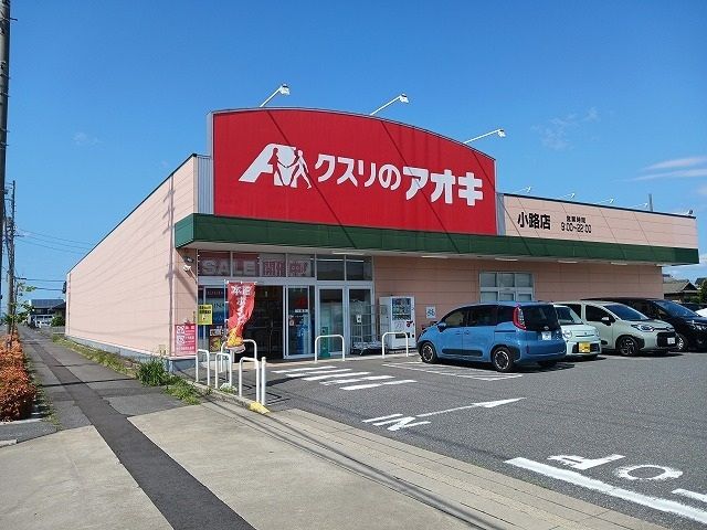 近くのクスリのアオキまで300m（徒歩4分）