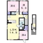 オーブメゾンの間取り画像