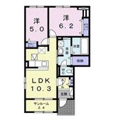 グランディール Ⅱの間取り画像