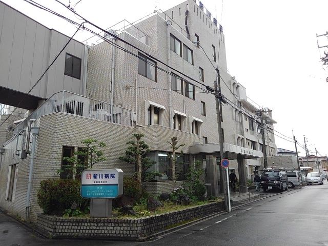 近くの新川病院まで700m(徒歩9分)