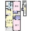 トレカーサ Ⅰの間取り画像