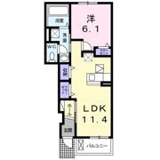 エレガンス岩堀の間取り画像