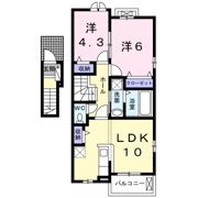 サンリット上之 Bの間取り画像