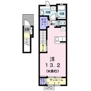 ガリーナタウン睦 Aの間取り画像
