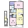 アフェットBの間取り画像