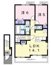 クレールメゾンCの間取り画像