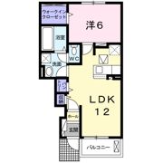ディモーラ城見の間取り画像