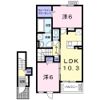 ディモーラ城見の間取り画像