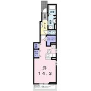 ライゼ長良 Aの間取り画像