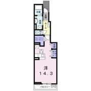 ライゼ長良 Aの間取り画像