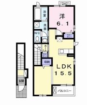 ライゼ長良 Bの間取り画像
