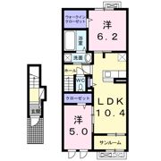 リード・パレス Bの間取り画像