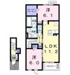 レジデンス感田 Bの間取り画像