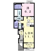 プラシード緑町ⅢBの間取り画像