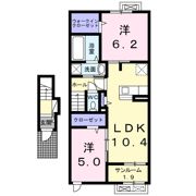 プラシード緑町ⅢBの間取り画像