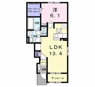 ヴィラルーチェBの間取り画像