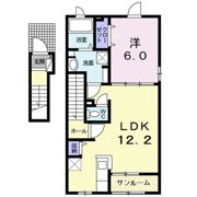 ニシキレーベンⅠの間取り画像