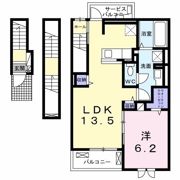 ラシュレⅡの間取り画像
