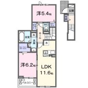 シャンティ長沢の間取り画像