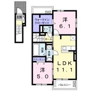 フェルトグロッサⅡの間取り画像