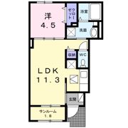 ジェミニ Aの間取り画像