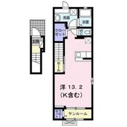 ベルフローラⅡの間取り画像