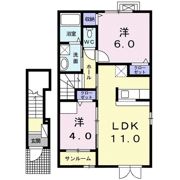 マジェスティックⅡの間取り画像