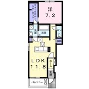 クレアージュ Ⅲの間取り画像