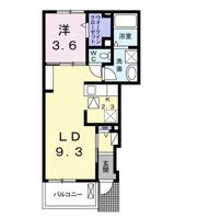 スカイブルーの間取り画像