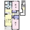 アヴニールⅣの間取り画像