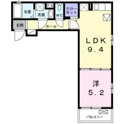 ブリリアントKの間取り画像