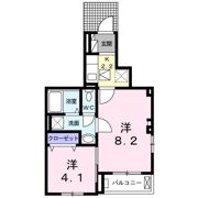 リバーサイド ケンの間取り画像