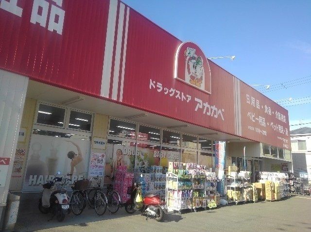 近くのドラッグストアまで50m（徒歩1分）