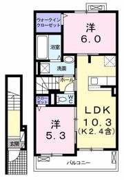グリーン クレールの間取り画像