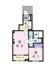 津守マナーハウスの間取り画像