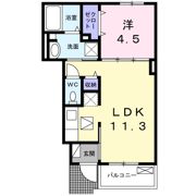 ラフレシールの間取り画像