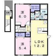 エルヴィータⅡの間取り画像