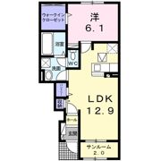 レジデンスKの間取り画像