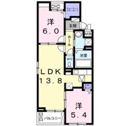 カモミーユの間取り画像