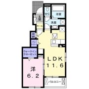 クレア・ルースの間取り画像