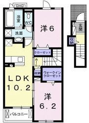 クレア・ルースの間取り画像