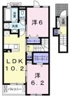 クレア・ルースの間取り画像