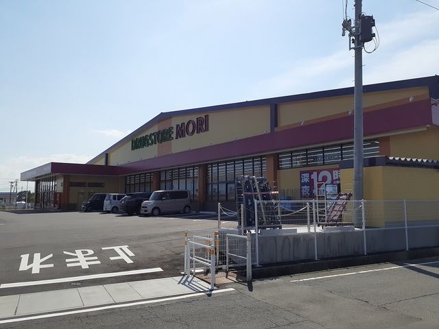 近くのドラッグストアモリ 古川若葉店まで550m(徒歩7分)