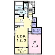 プラシードカーサ TK Aの間取り画像