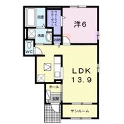 ミモザ ヴィーコの間取り画像