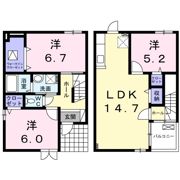 ブリーゼ豊岡Bの間取り画像