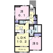 WoodyⅡの間取り画像