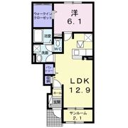 サンシャイン富堂Ⅳの間取り画像