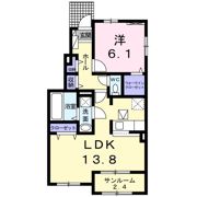 グランドハウス上田Ⅰの間取り画像