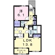 グランドハウス上田Ⅰの間取り画像